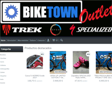 Tablet Screenshot of biketownoutlet.com